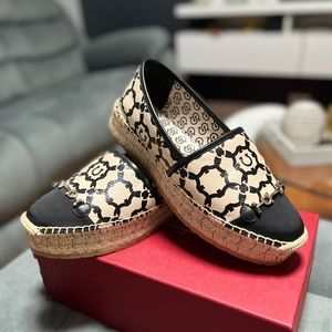 Salvatore Ferragamo Black Espadrilles
